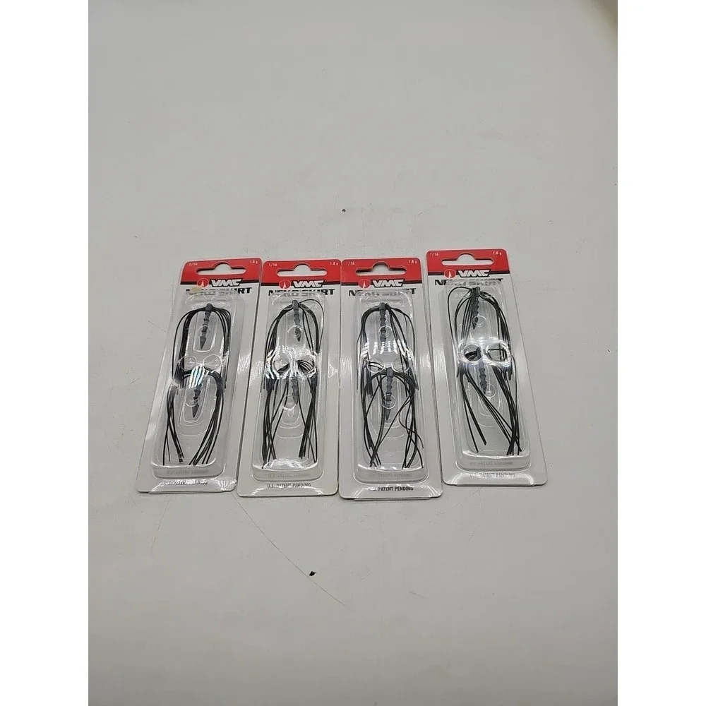 VMC Neko Skirt Weights 1/16  Lot Of 4 Packages Black New
